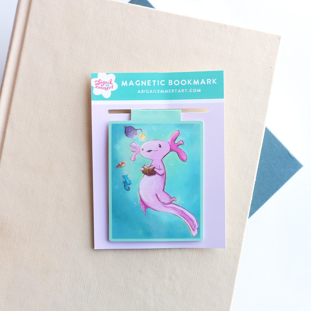 Axolotl | Magnetic Bookmark