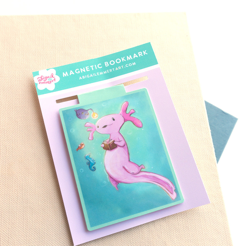 Axolotl | Magnetic Bookmark