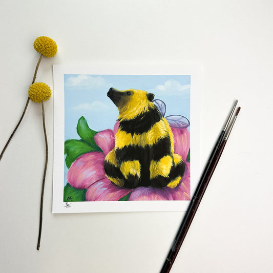 Bumble Bear Art Print