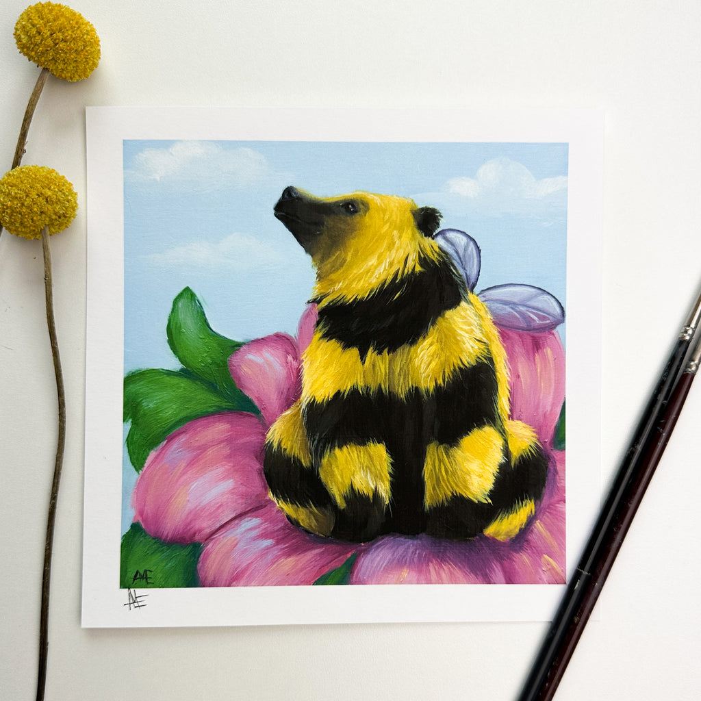 Bumble Bear Art Print