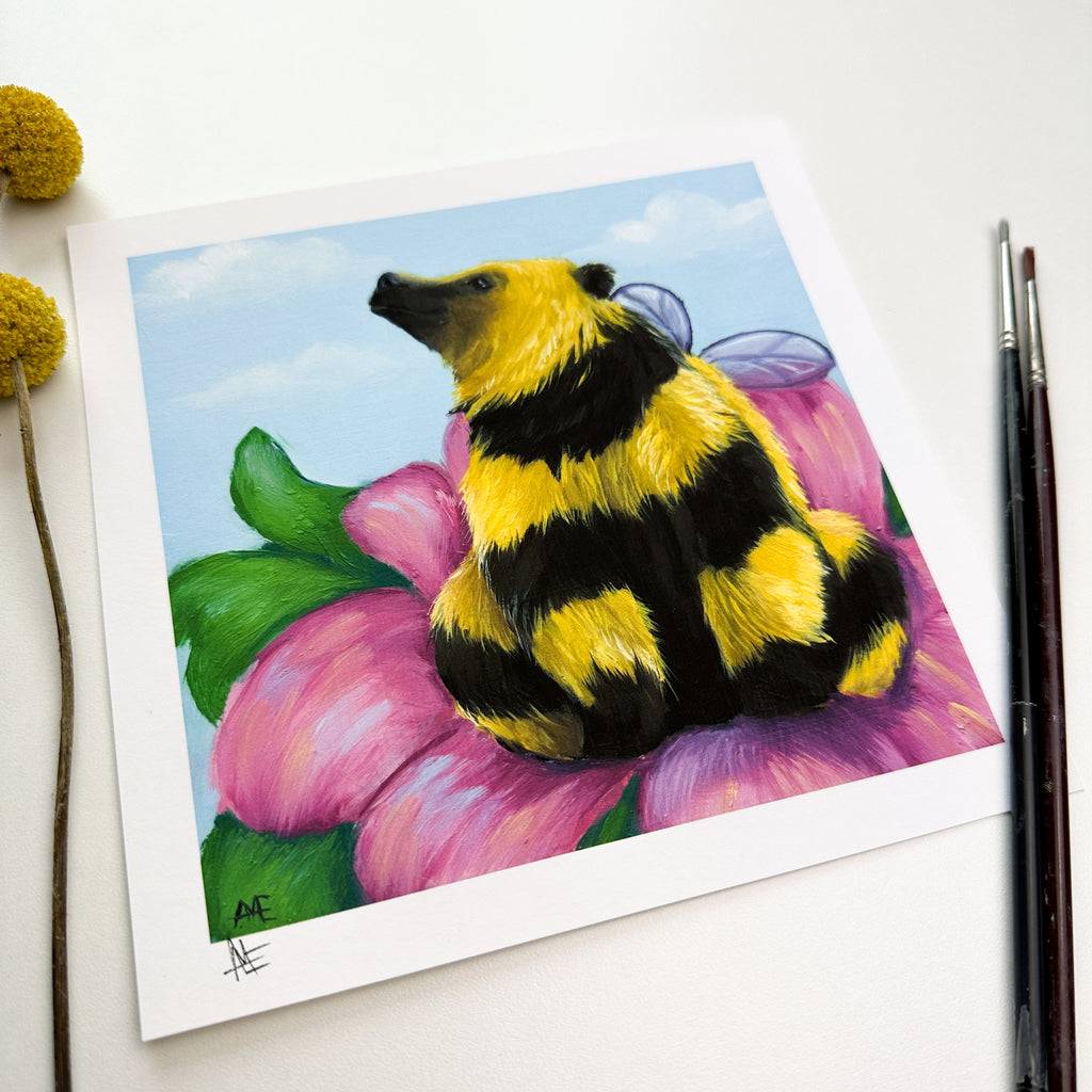 Bumble Bear Art Print