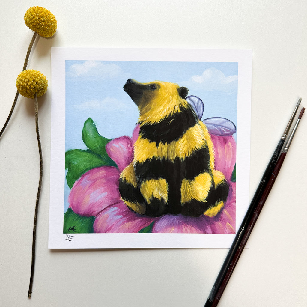 Bumble Bear Art Print
