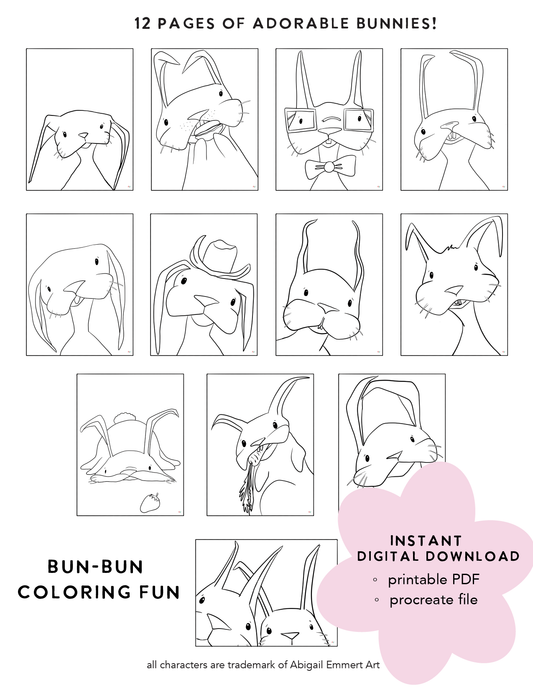 Bunny Coloring Book