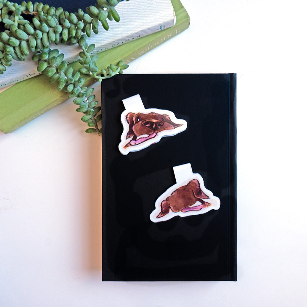Brown Dog  |  Magnetic Bookmark