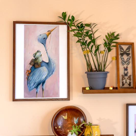 The Fishermen (Hopscotch & The Heron) | Art Print