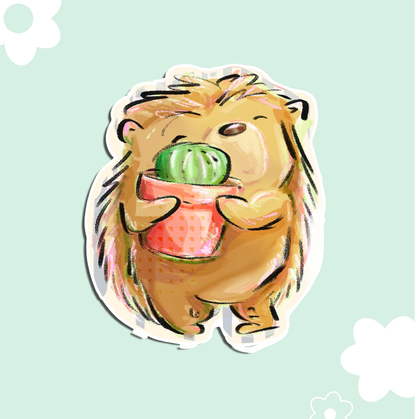 Hedgehog | Vinyl Sticker