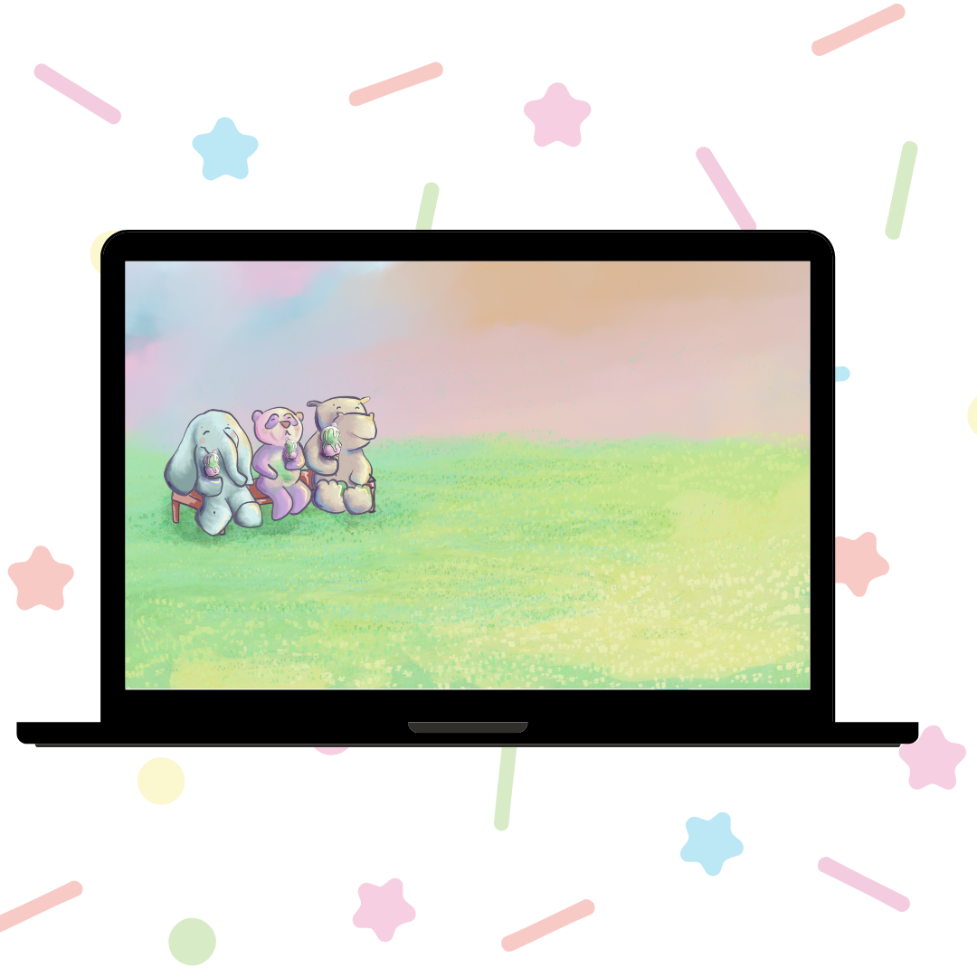 Sweet Friends Desktop Wallpaper