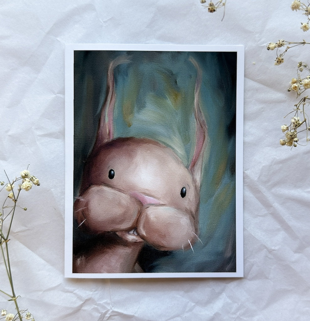 Oswald Bunny Greeting Card