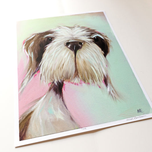 Opa the Italian Spinone | Art Print