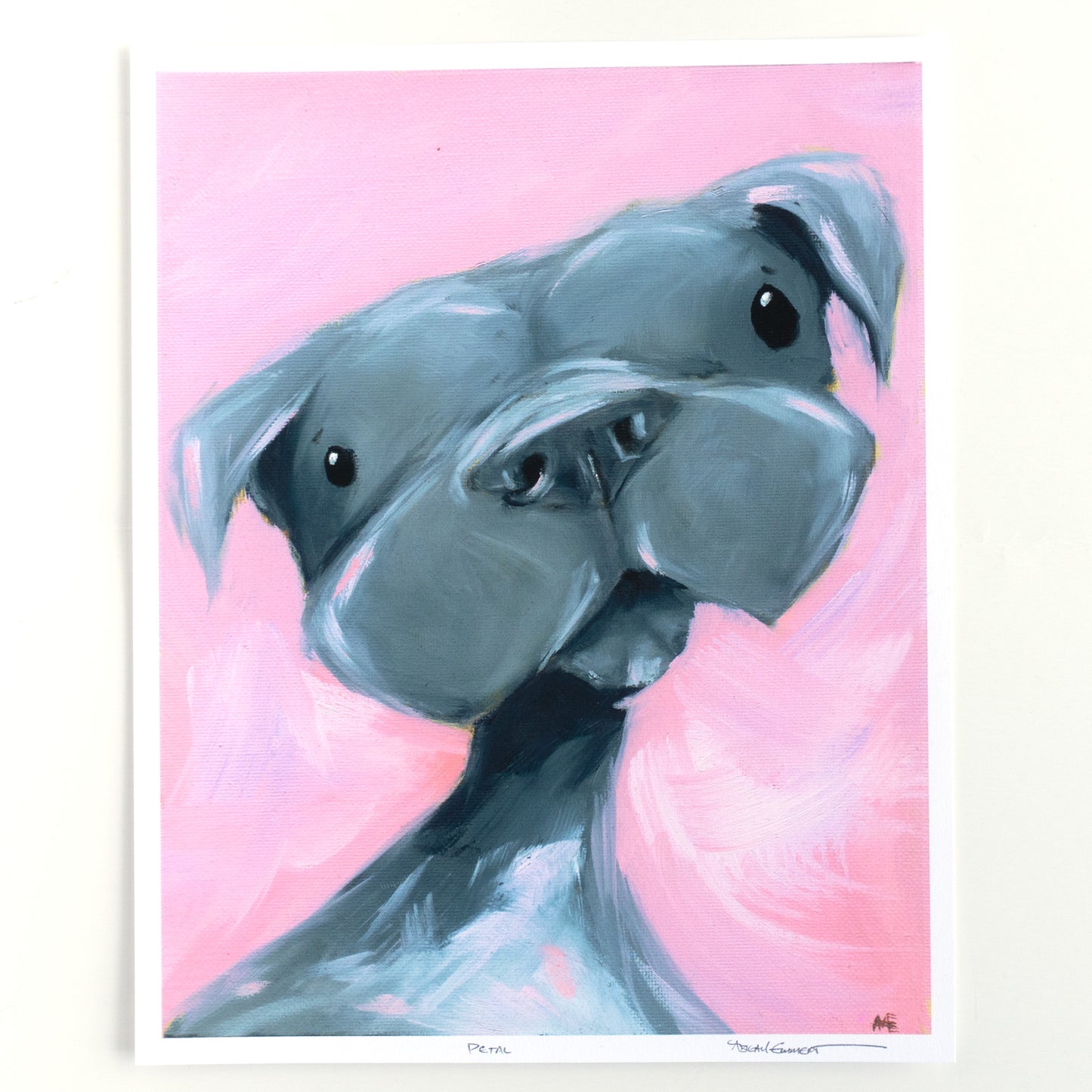 Petal the Pitbull | Art Print