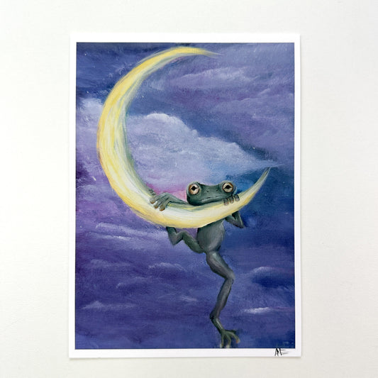 Filbert and the Moon | Art Print