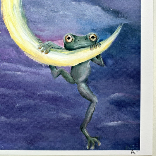 Filbert and the Moon | Art Print