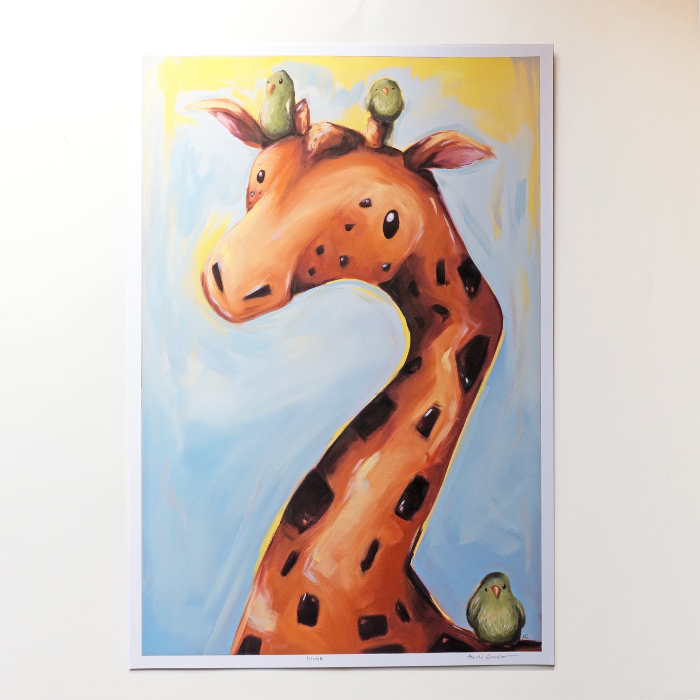 Hilda the giraffe | Art Print