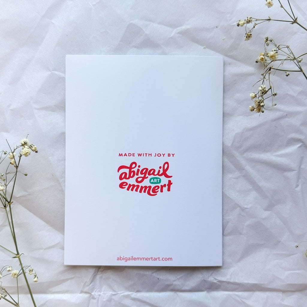 Pearl Bunny Greeting Card