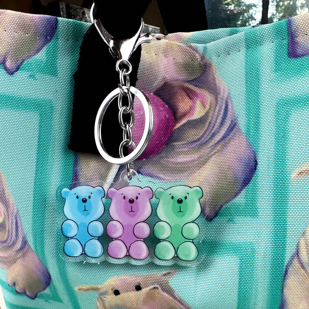 Gummy Bear Keychain