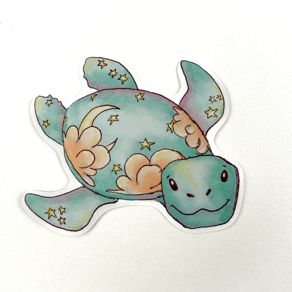 Sky Turtle Vinyl Sticker