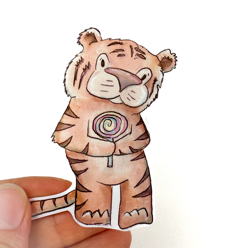 Tiger Vinyl Sticker