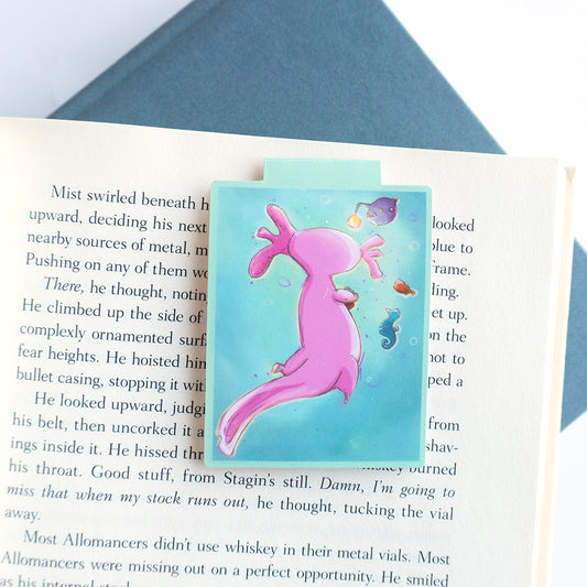 Axolotl  |  Magnetic Bookmark