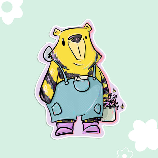 Bumble Bear, Version 1 | Vinyl Sticker