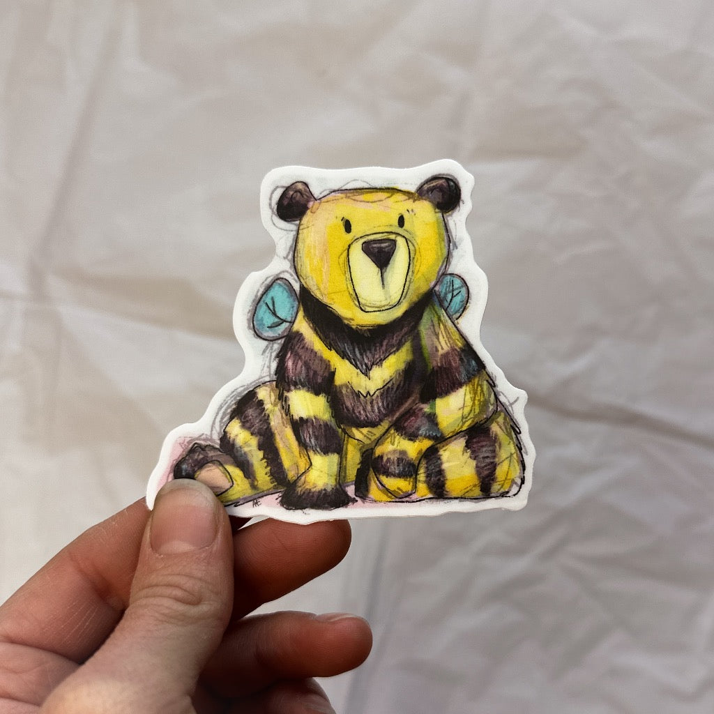 Bumble Bear, Tough Sticker