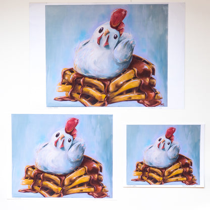 Chicken & Waffles | Art Print