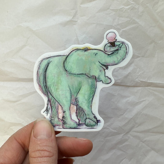 Erm the Elephant, Tough Sticker