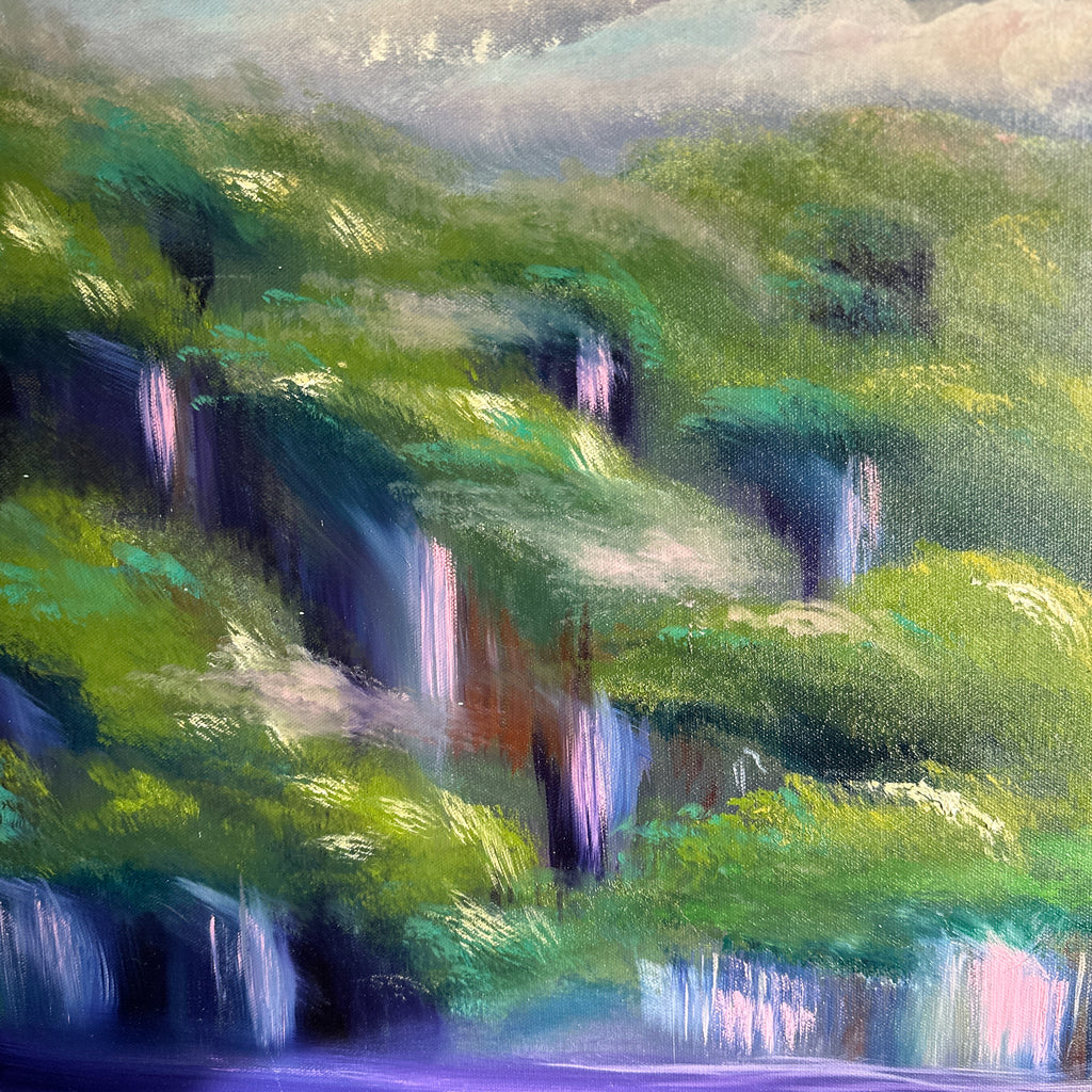 Ethereal Bay Oil Painting