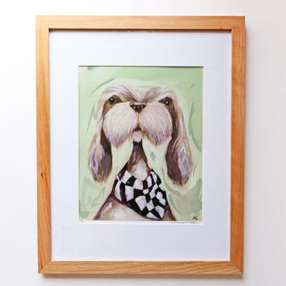 Darla the Shih Tzu | Limited Edition Hand-Embellished Fine Art Print
