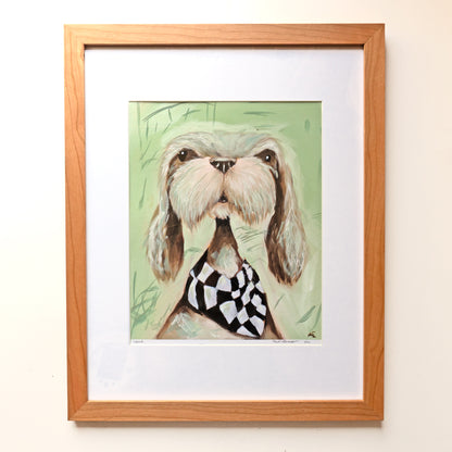 Darla the Shih Tzu | Limited Edition Hand-Embellished Fine Art Print