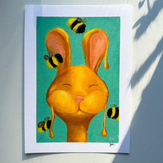 Honey Bunny, Fine Art Print