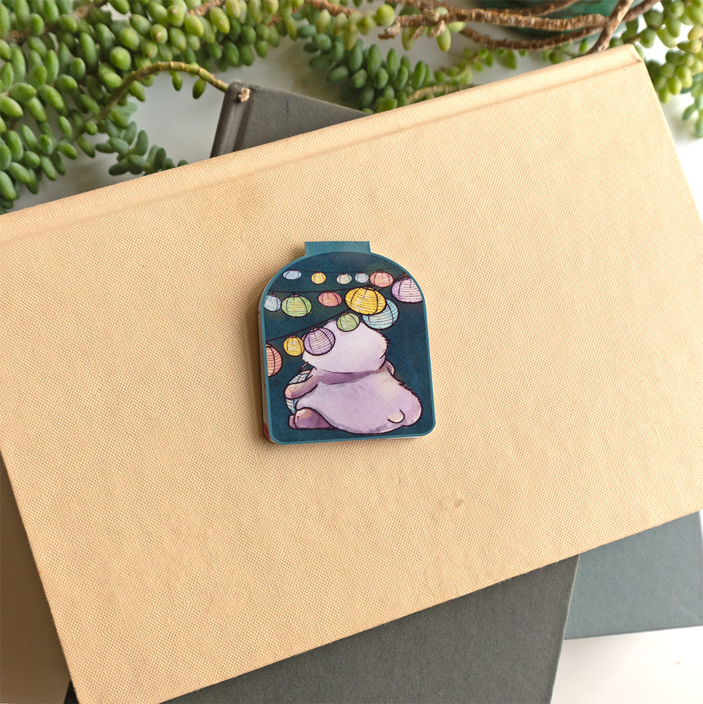 Panda & Lanterns |  Magnetic Bookmark