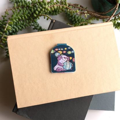 Panda & Lanterns |  Magnetic Bookmark