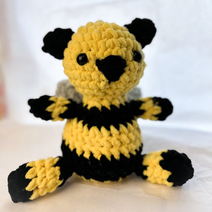 Bumble Bear Plushie, Amigurumi Crochet Animal