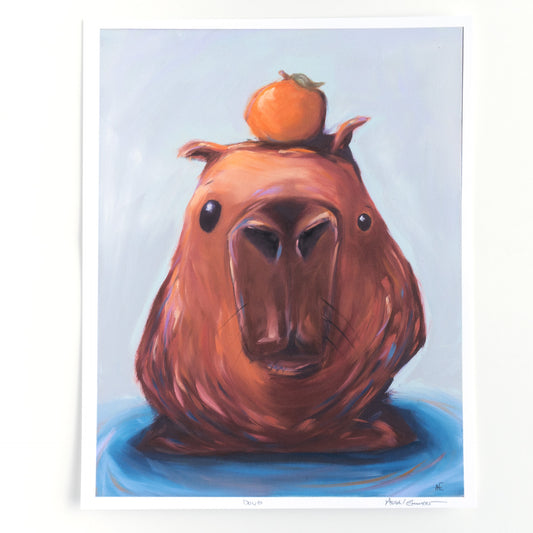 Doug the Capybara | Art Print