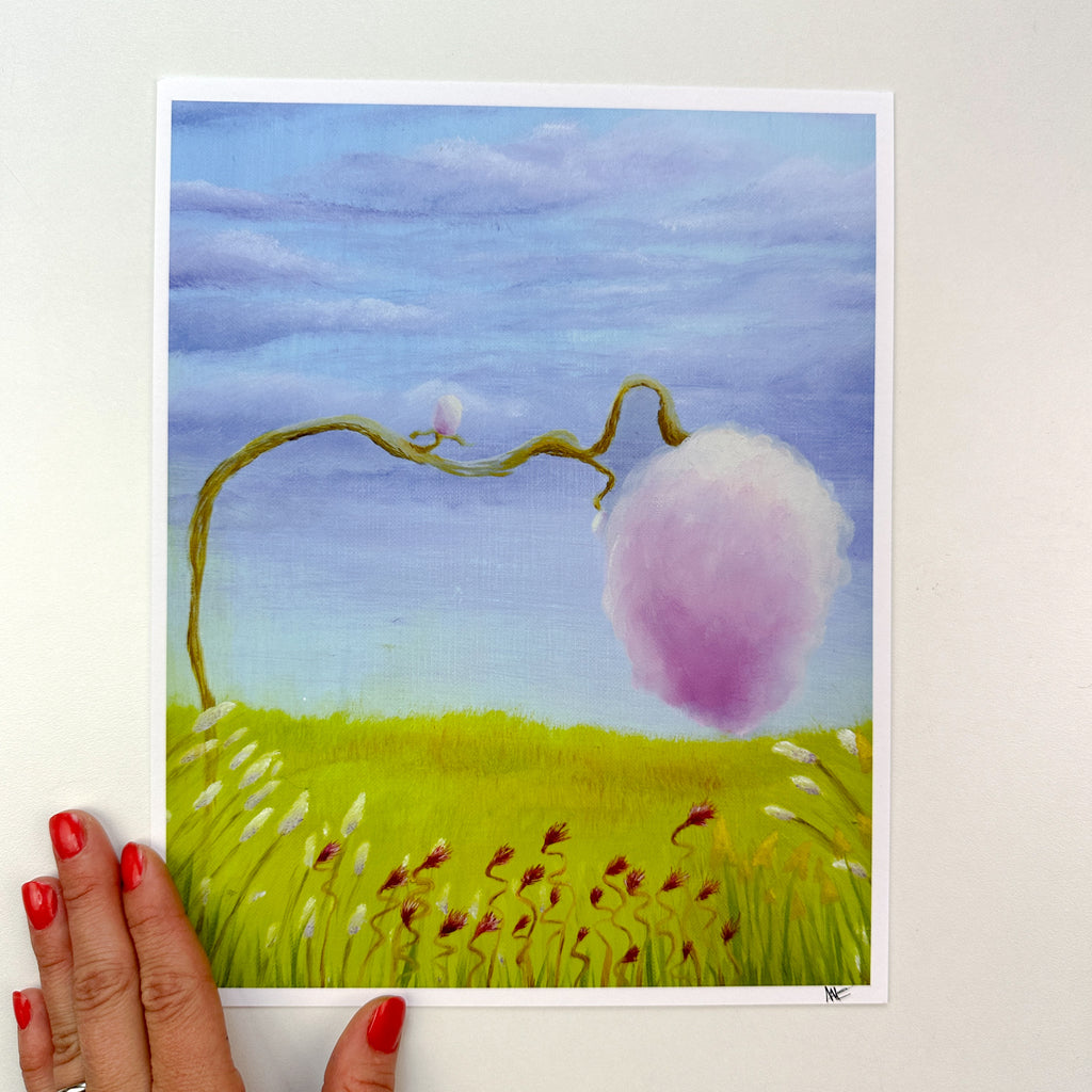 Cotton Candy Tree Print