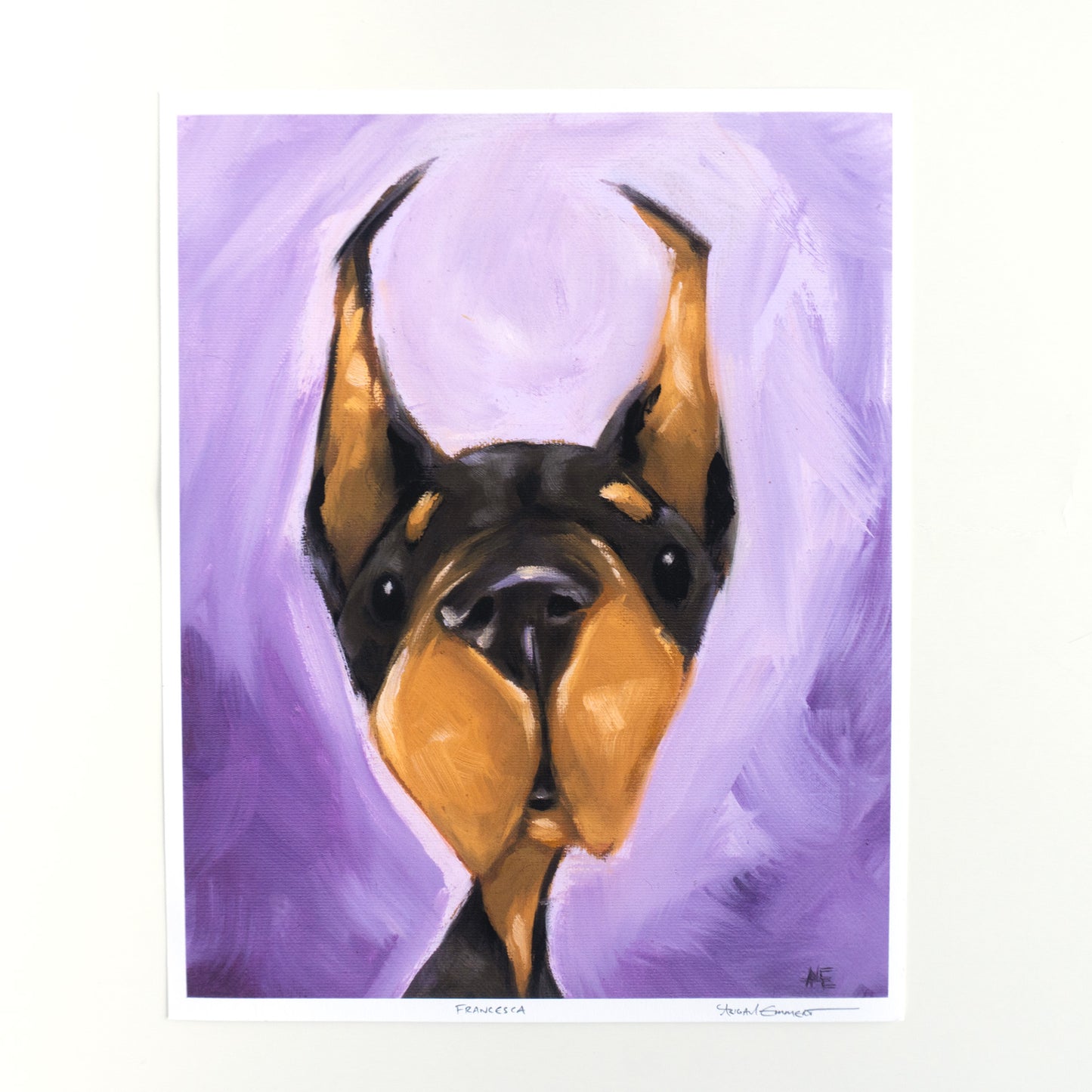 Francesca the Doberman | Art Print