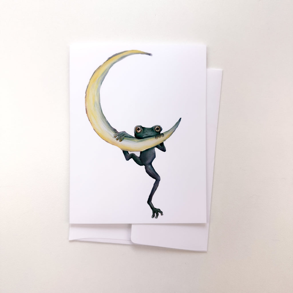 Filbert on the Moon Greeting Card