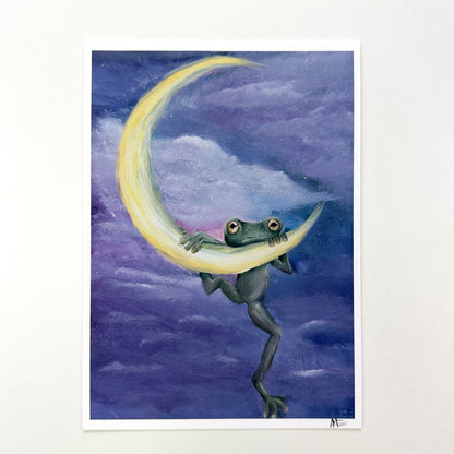 Filbert and the Moon, Fine Art Print