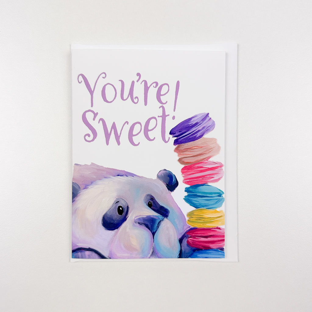 You're Sweet, Panda Greeting Card