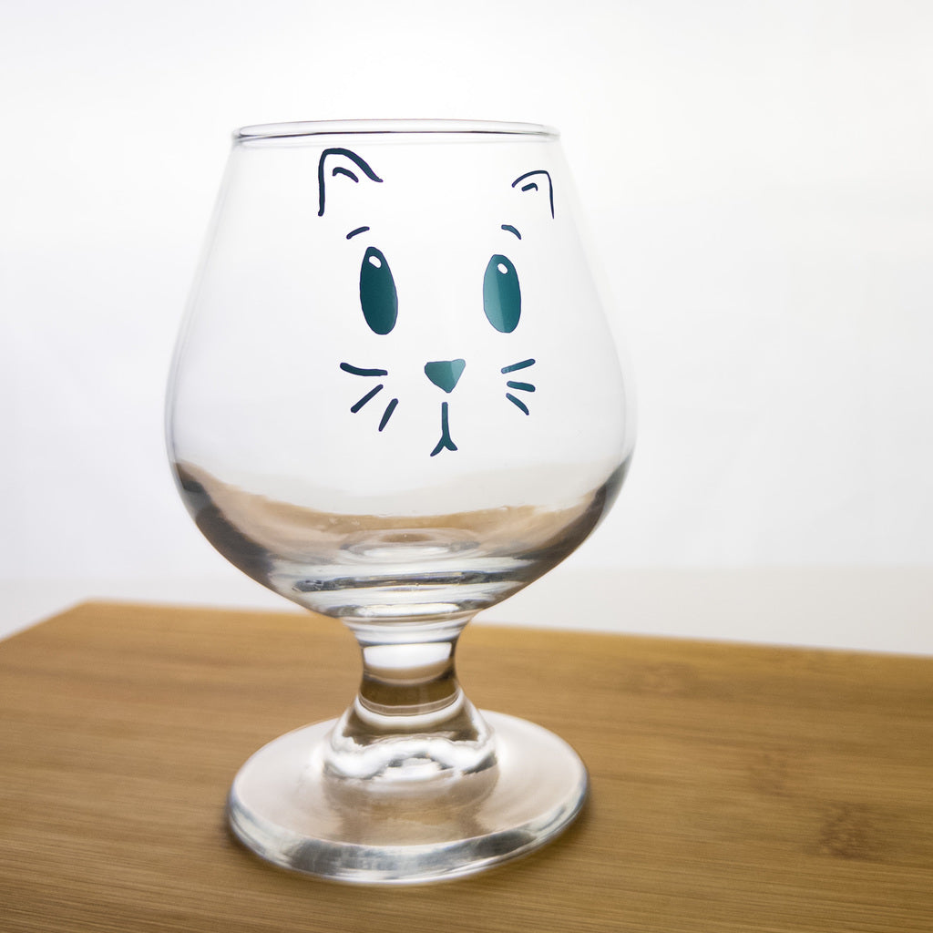 Cat, glass