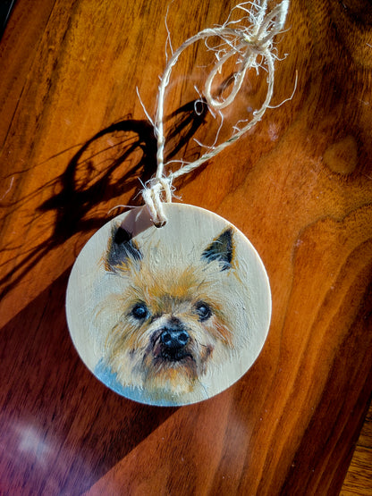 Pet Portrait Ornament